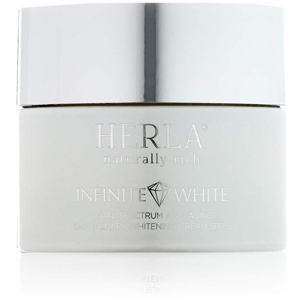 Herla Infinite White Total Spectrum Anti-Ageing Cream Whitening Discolouration Spf