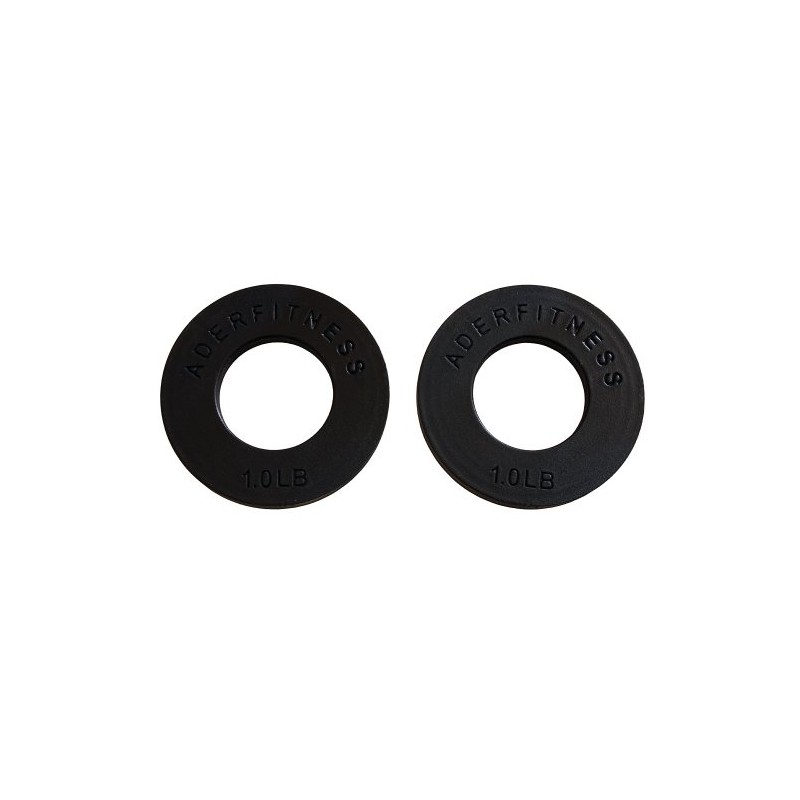 Ader - Par de placas fraccionales olímpicas - 1 libra/cada