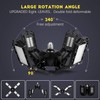 4 Pack LED Garage Light, Super Bright Screw in E26/E27