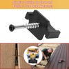 ManCoda Hidden Deck Fasteners for Composite Decking Board, Universal Hidden