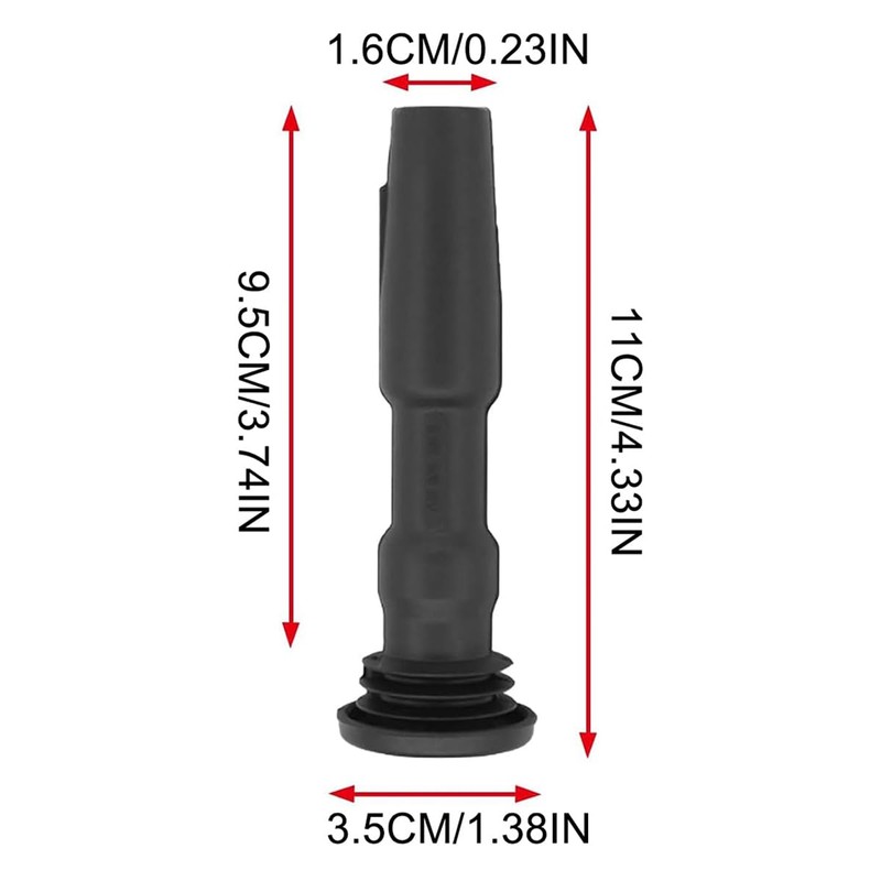 Orivin 4Pcs Ignition Coil Rubber Boot Socket, Car Ignition Coil