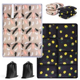 flintronic Folding Seat Mat, 2 Packs Waterproof Oxford Cloth Seat Mat, Thermally Insulated Portable Seat Mat, Moistureproof Seat Cushion for Outdoor Camping Park Beach Traveling