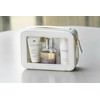 Transparent Waterproof PU Leather Cosmetic Bag for Cosmetics and Accessories