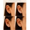 75 Pairs Gold Stud Earrings Set for Women, Trendy Hypoallergenic