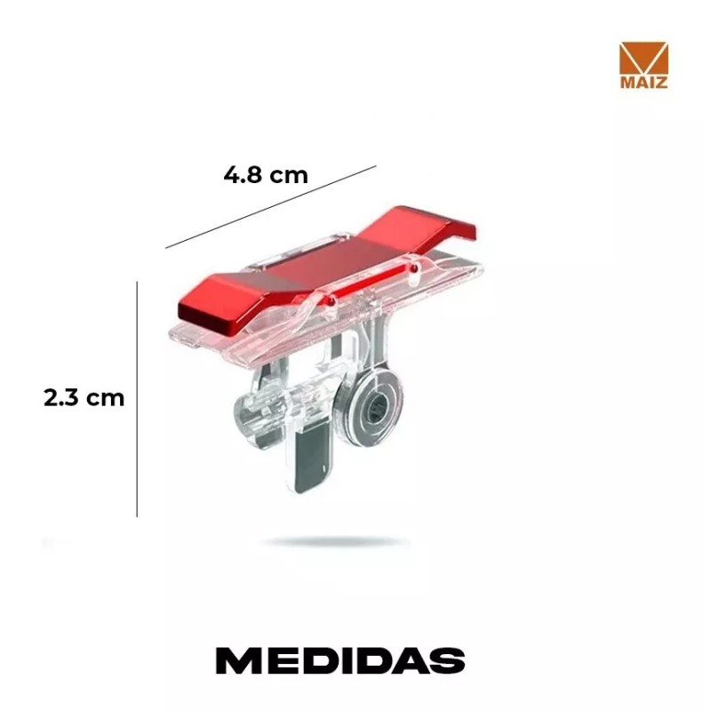 Maíz Gamepad Gatillos Duo Botones L1 R1 Ajustable Gamer Celular