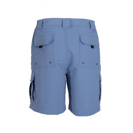 Bimini Bay Outfitters LTD Boca Grande II Men's Fishing Short Featuring BloodGuard (34, Steel Blue)