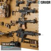 Savior Equipment Wall Rack System Heavy-Duty Steel Tactical J-Hooks for