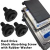 Yuiturt 12PCS 3.5 Inch Hard Drive Screws with Rubber Washer