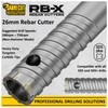SabreCut Professional 26mm x 300mm Rebar Cutter Fixed SDS Carbide