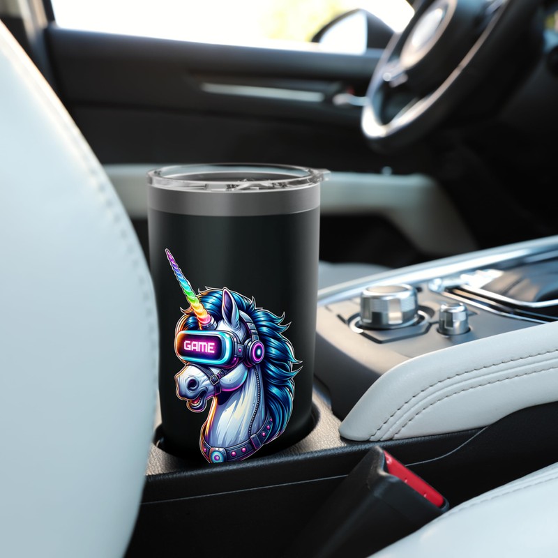 Unicorn Gaming Virtual Reality Adventure Stainless Steel Insulated Tumbler