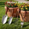Zenrok Garden Tools, 4 Pack Garden Shovel with Wooden Handles