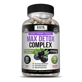 Kaya Naturals Max Detox Herbal 1532 Mg 60 Cápsulas