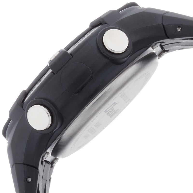 [アリアス] 腕時計 電波ソーラー デジタル Dash 防水 多機能 バックライト付き ウレタンベルト AD06518RCSOL3