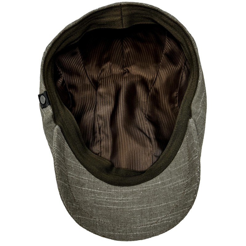 WEROR WEROR-430.1 Men's Flat Cap (M, 56-57, Beige)