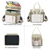 LOKASS Lunch Box for Women/Men-16L-Insulated Lunch Bag, Expandable Double-layer Leakproof