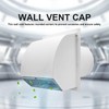 10 Inch Galvanized Steel Hooded Wall Vent,Arc-Shaped Outdoor Wall Vent