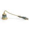 BGCTM Elegant Royal-Style Candle Snuffer with Pearl Inlay, Metal Handle