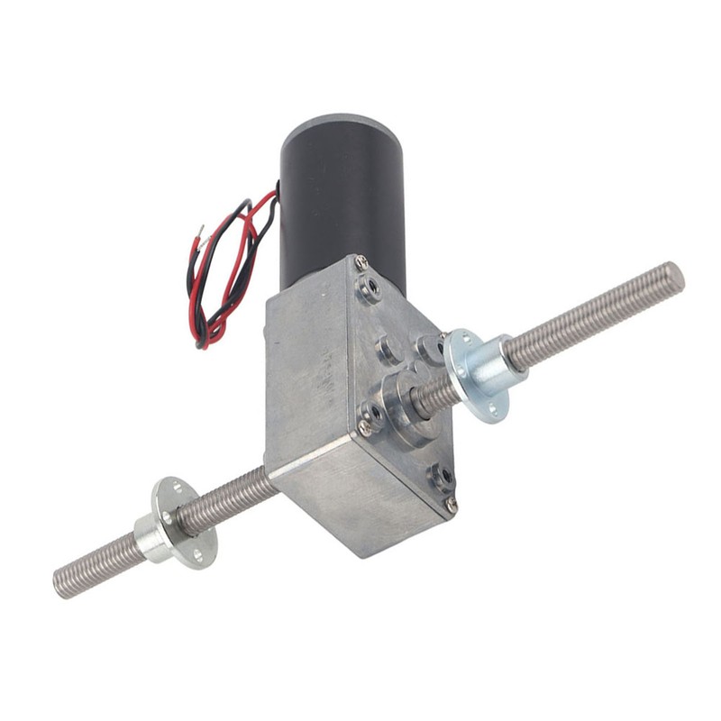 Worm Gear Motor Right and Left Hand Shaft Coaxial M8