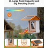 HARYMOR Smart AI Bird Feeder with Camera: Solar-Powered, 2K Live
