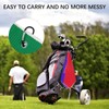 TIXIPEM 16" x 16" Golf Towel - Tri-Fold Microfiber Waffle