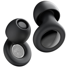 Sleep Earplugs 30dB Noise Cancelling Ear Plugs for Sleeping、Concerts、Work、Plane Travel Reusable Waterproof Silicone Earplugs Anti Snoring Devices 8 Ear Caps in XS, S, M, L Small and Elegant