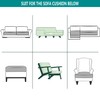 AURLOE Waterproof Sofa Slipcovers 2Pieces Stretch Couch Cover Furniture Protector