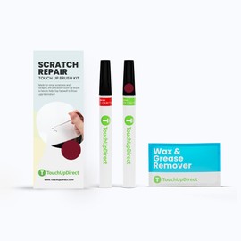 TouchUpDirect R-548P Basque Red Pearl II Compatible with Honda Exact Match Scratch Repair Touch Up Paint - Brush Kit