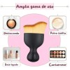 Brocha Curva Cuidado Facial Cerdas Suaves Maquillaje Base F
