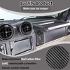 Lcojicep Car Carbon Fiber Sticker Compatible Compatible with Hummer H2