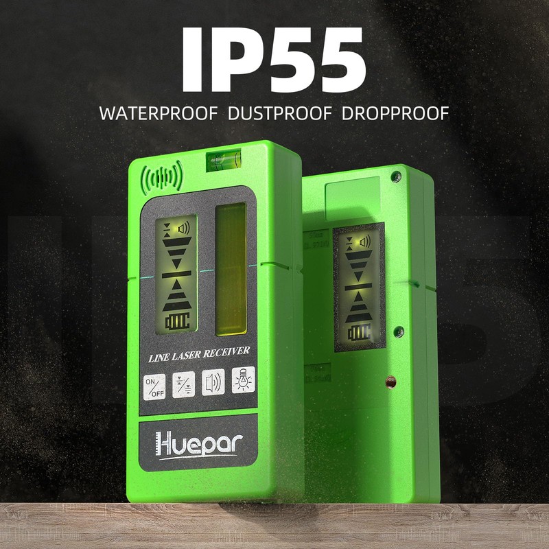 Huepar Laser Receiver LR-5RG for Huepar Laser Level - Green