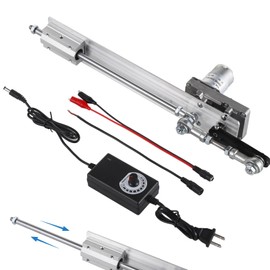 DIY Reciprocating Linear Actuator, DC 24V 120rpm, DIY Motor with Adjustable Stroke 1.18-5.9" & Power Control Adapter, High Torque to 40 lbs, Thrusting Machine Torque Motor for Sybian and Linear Motion