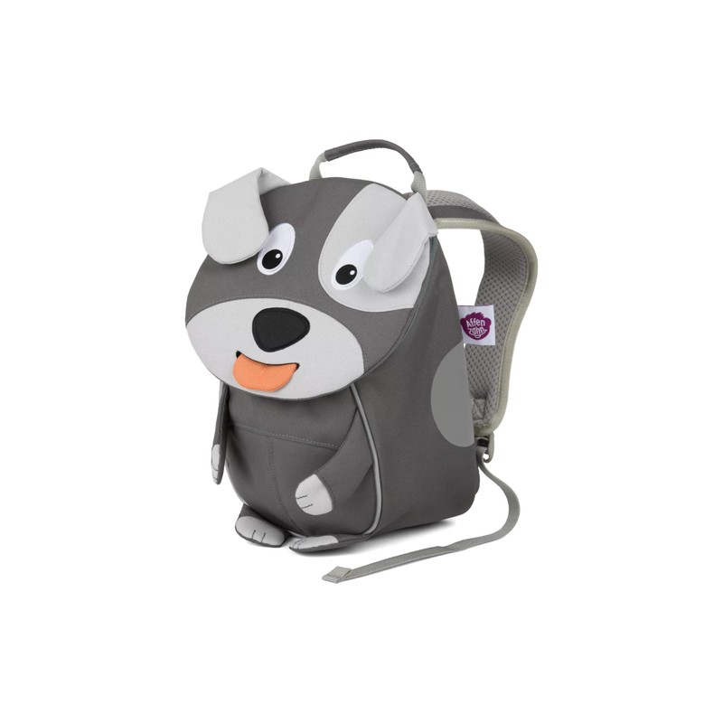 Affenzahn Unisex Kids Dog Plush Snood Scarf, Dog - Grey,