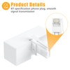 Uvital Telephone Splitters, 2 Way BT Phone Socket Adapter, RJ11