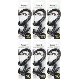 Nite Ize C9L-02-01 Large Figure 9 Carabiner, Black