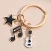 scicent Music Keychain Guitar Decor Wallet Key Chains Piano Music