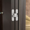 Emuca - Invisible Hinge for Access Doors, Set of Two