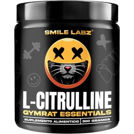 L-Citrulina Suplemento Alimenticio, Gym Rat Essentials, 300 Gramos, 60 Porciones, 5g por Porción