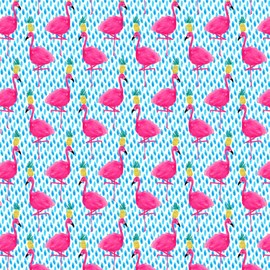 GRAPHICS & MORE Party Flamingos Pineapples Premium Roll Gift Wrap Wrapping Paper