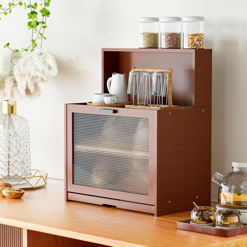 BUTUNITA Bread box for Kitchen Countertop, Farmhouse BreadBoxes for Kitchen