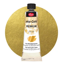 Viva Decor Inka Gold Premium 40g – Gold – Wischmetall und Gilding Wax für Glanzeffekte auf Holz, Leinwand, Ton und Beton, schnell trocknend, ideal für Patina-Effekte und DIY-Projekte