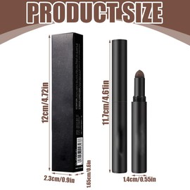 HQR Hairline Powder, Concealing Hairline, Grey Hair, Covering, Root Repair and Hair Shadow Powder, Waterproof Hairline Filler for Covering Grey Hair and Thin Hair
