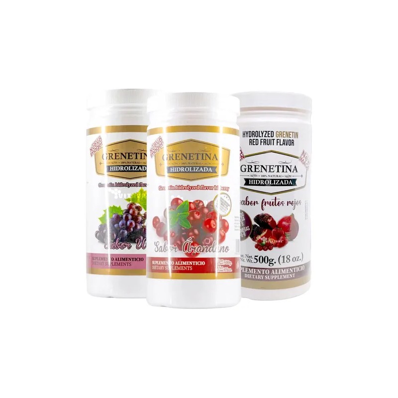 Grenetina Hidrolizada 100 Natural 500 Grs Pretty Bee Bote Sabor