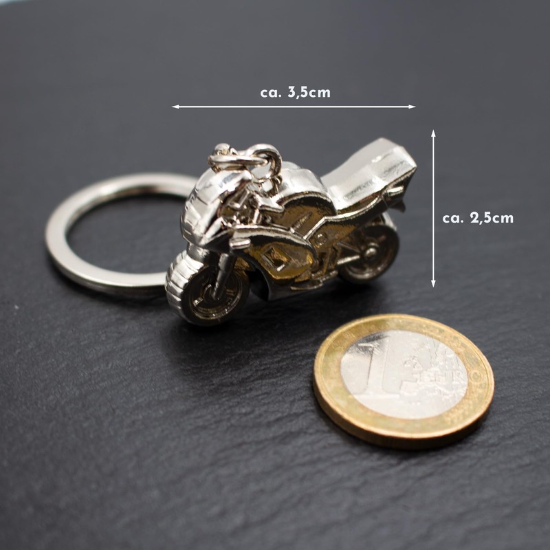 VmG-Store Keyring Motorcycle Car Metal Pendant for Motorcyclists Mini with