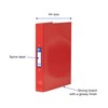 Oxford A4 Ring Binders, Red/Green/Blue, Pack of 3 Folders 40mm