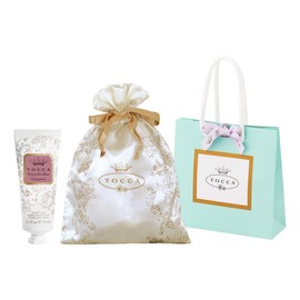 TOCCA Hand Cream, Cleopatra Scent, 1.4 fl oz (40 ml), Drawstring & Shopper Included, Hand Moisturizing, Gift, Hand Bag Included, Fresh and Clean Scent