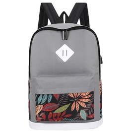 Rucksack für Männer und Frauen, bedruckt, dreiteilig, Computer, Business-Tasche, Schulter, passende Tasche, lässig, Gepäck-Sets für Kinder, teuer, grau, Einheitsgröße