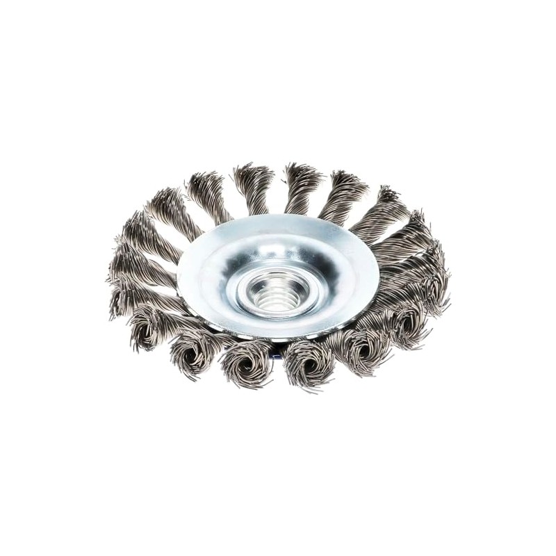 Osborn 2622151 Bevel Brush M14 Knotted of Steel Wire, 0