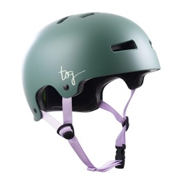 TSG Evolution Wmn Bike & Skate Helmet w/Snug Fit | Cycling, BMX, Skateboarding, Rollerblading, Roller Derby, E-Boarding, E-Skating, Longboarding, Skating | EPS Protection, Low Fit Design