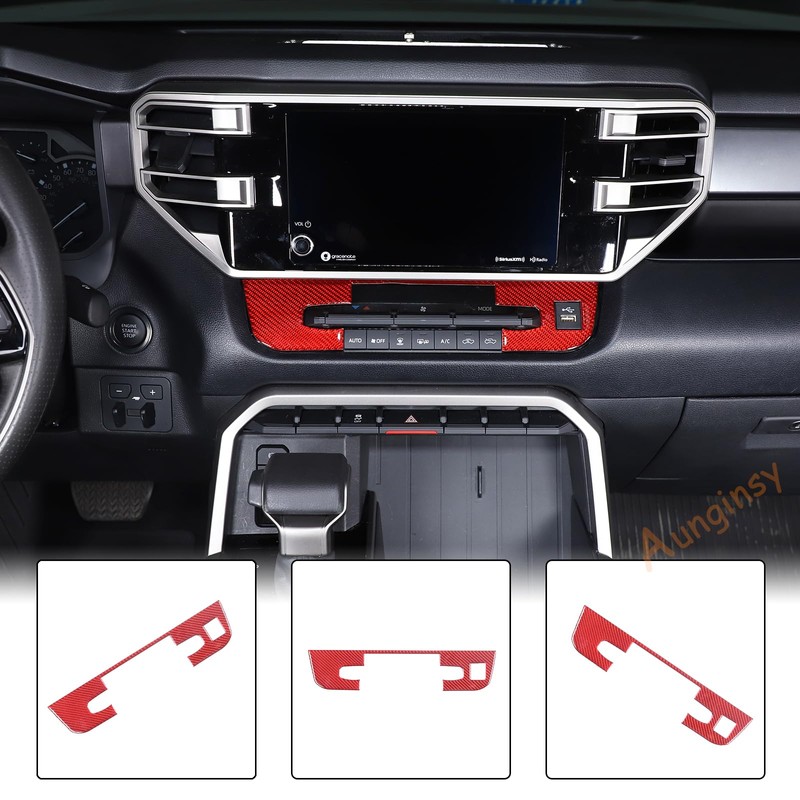 Car Air Conditioning Climate Control Trim Cover Fit Toyot@a Tundra/Sequoia