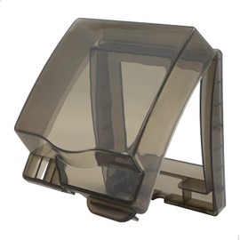 Wall Switch Socket Switch Waterproof Socket Protector - Socket Cover Transparent Plug Waterproof Box Splash Guard Cover Outdoor Sockets Waterproof Plastic (Transparent)